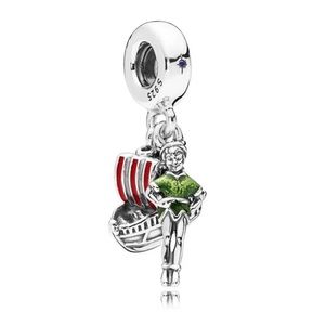 NWOT Disney Peter Pan Dangle Charm Sterling Silver 925